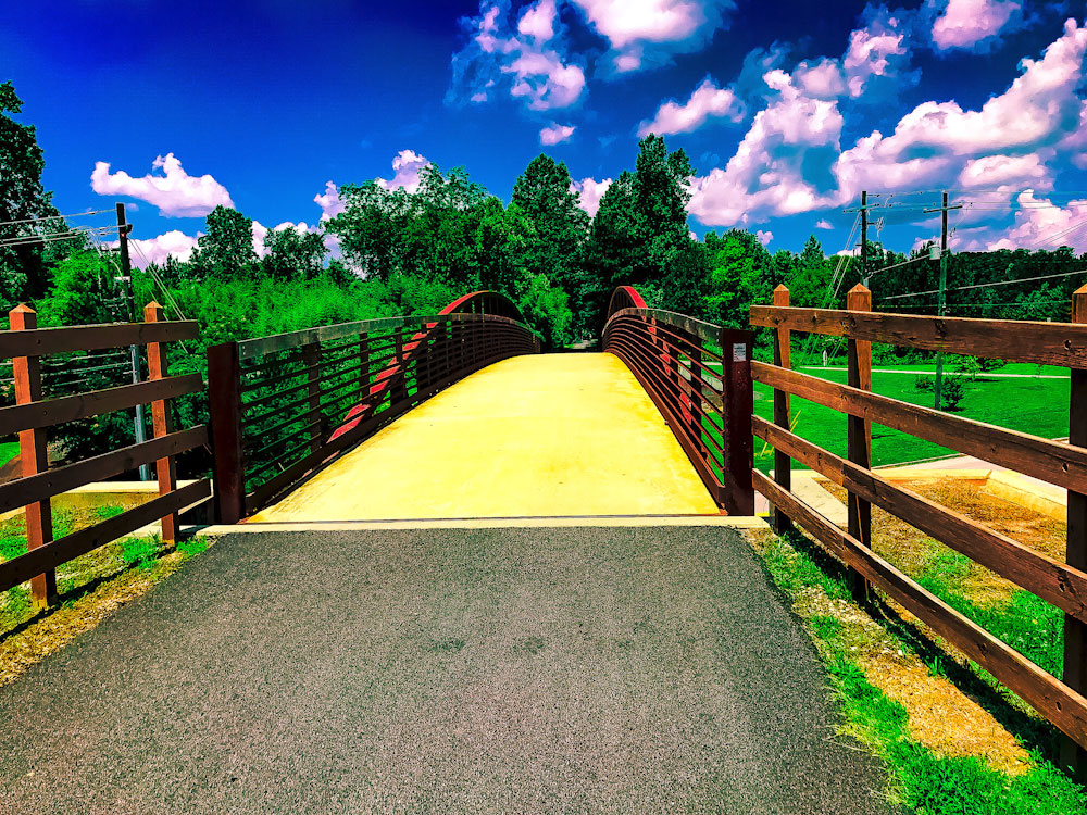 Download Bridge on Silver Comet - Bike Trail Stock Photo Download - Design Preview