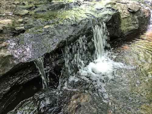 Waterfall Free Stock Picture at Park Creek - Flowing Water Stock Photo