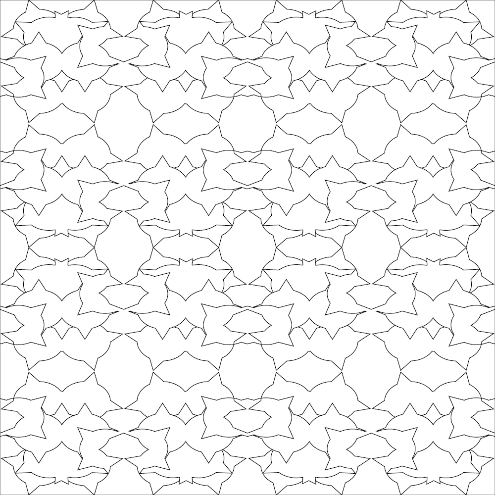 Download Tri-Star - Graphic Design Element Pattern Download - Blank Preview